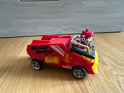 Paw patrol marshal with the car