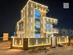 Own your dream villa in the heart of Ajman, on a corner lot with two street frontages. Includes wate