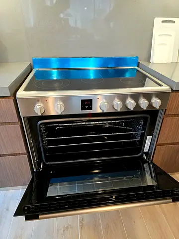 Bosch latest model series 8 electric ceramic 5 hobs oven fan cooking range 90x60 stove by eaza
