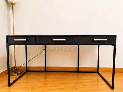 Eichholtz Manhattan Minimalist Charcoal Study Desk