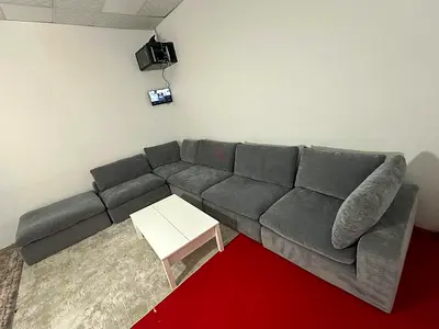 Perfect condition pan Emirates modular sofa