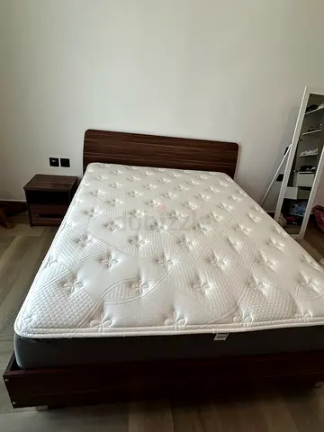 Pan Emirates Bedroom Set + Mattress | Bed + Side Table + Dresser
