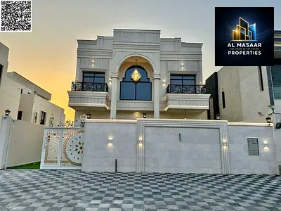 A unique opportunity at an attractive price and without annual fees. Own a villa for sale in Ajman. First resident, freehold, super deluxe finishing,