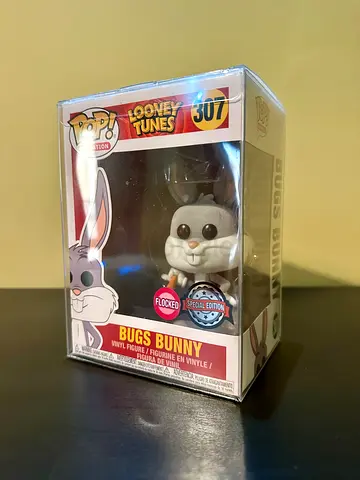 Funko Pop! Looney Tunes Bugs Bunny #307 (Flocked Special Edition) - Mint in Box