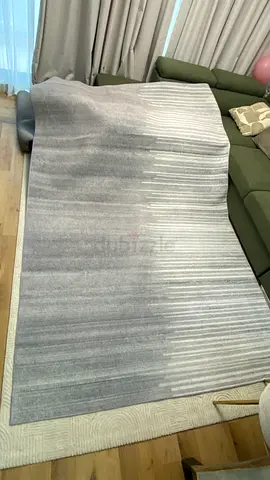 Large Modern Grey Gradient Area Rug — New