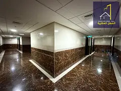 Building for sale in the new Muwailih area, ground floor + 7 floors, corner lot on two paved streets