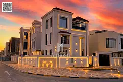 Modern cornar villa on a main street, parking space for 10 cars.