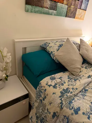 IKEA Bed 160x200 + Mattress + 2 Nightstands for Sale | Great Condition | Ready to Use