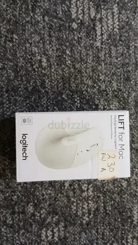 Logitech Lift Vertical Ergonomic Mouse for Mac - White (Brand Boxed)