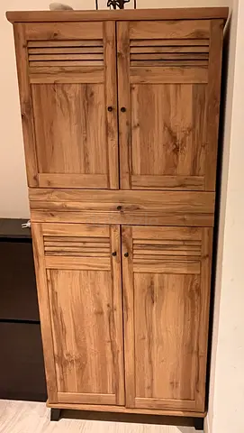 Wood Shoe Cabinet