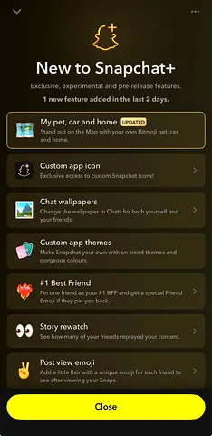 Snapchat Plus + (6,3 MONTHS)