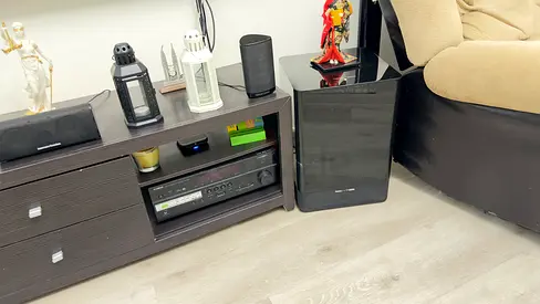 Used Home Audio Receiver and Subwoofer — excellent Working Condition