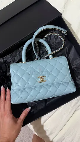 Chanel Coco Handle Light Blue New