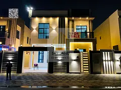 Luxury villa for sale in Al Zahia, 5 rooms, distinctive design, including water, electricity and air