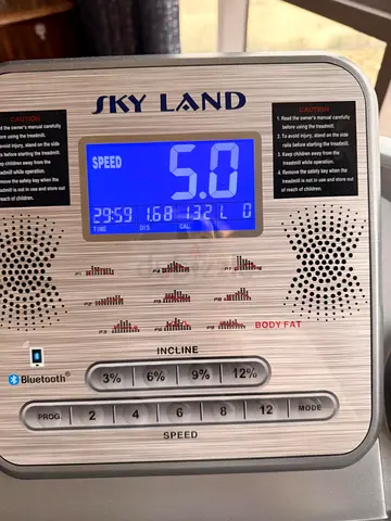 Sky Land Treadmill - Console in Working Condition (Incline + Bluetooth)