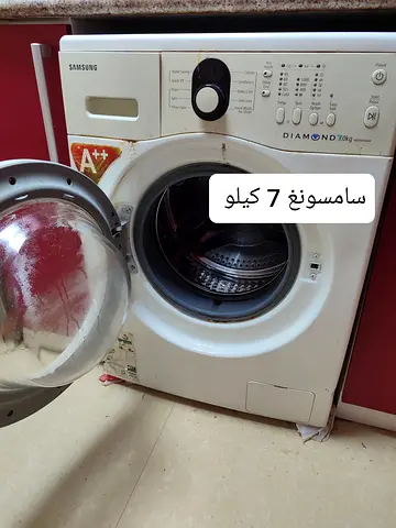 غسالة سامسونغ 7 كيلو بحالة جيدة
