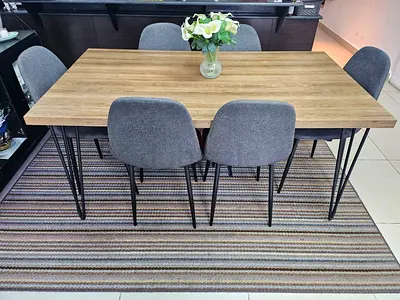 Dining table with 6 chairs