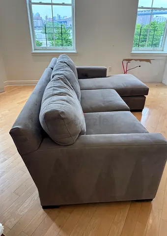 Cratebarrel axis sectional sofa