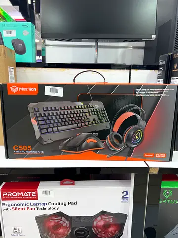 Meetion C505 RGB Gaming Keyboard + Mouse + Headset Combo (Brand New in Box)