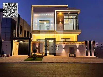 Own a 5-bedroom villa in Al Yasmin with a 15% down payment, including electricity, water, and air conditioning. Located in one of Ajman's most prestig