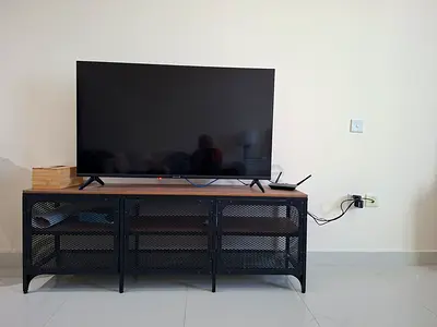 55-inch LED TV with Stand and Router - Good Condition