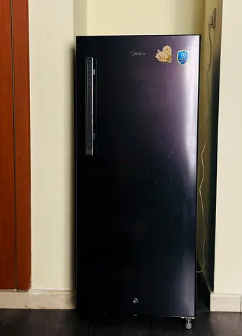 Single-door Midea Refrigerator - Black, Good Condition