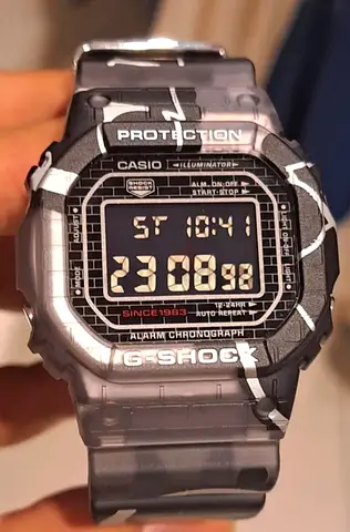 Casio G-Shock Digital Watch — Protective Grey Camouflage, Used