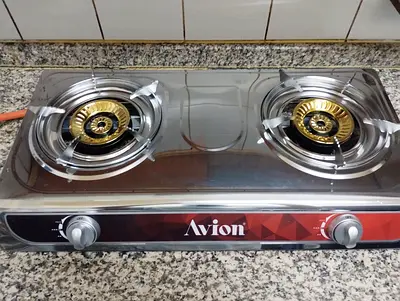 Avion Double Burner Gas Stove - Instruction Manual (Model AG-258E)
