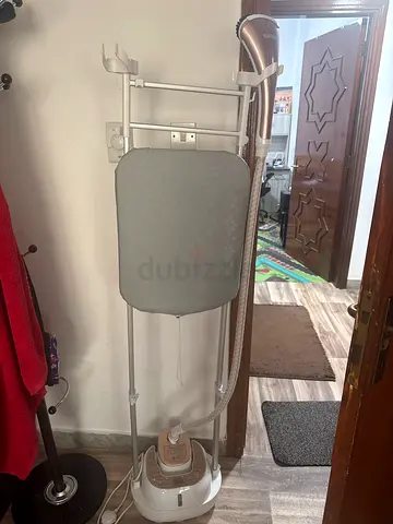 Standing Garment Steamer with Integrated Board - Good Working Condition