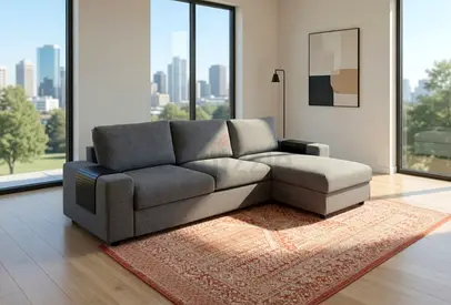 Ikea vimle L shape sofa bed with mattress