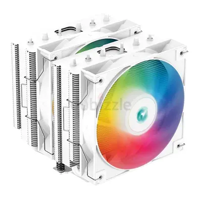 DeepCool AG620 White High Performance 260W TDP Dual ARGB Fans CPU Cooler for Intel Ryzen Processors