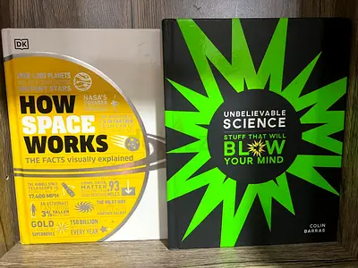 Science and space books for learners and kids