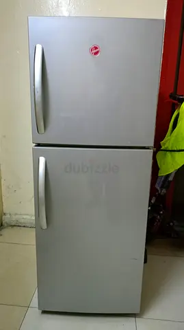 Hoover Silver Top-Freezer Refrigerator - Good Working Condition