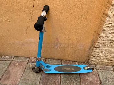 JD Bug Original Street Sky Blue Foldable Scooter MS130B