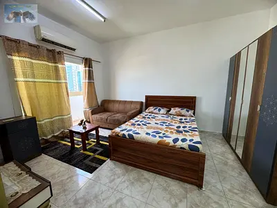 استوديو مطبخ منفصل بلكونة بإطلالة بحرية مفروش بالكامل بنايه نضيف باركن مسبح داخل البنايه