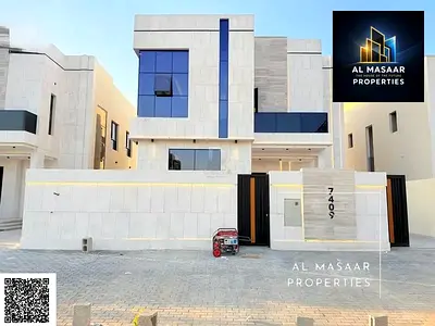 A luxurious villa for sale, combining elegance, comfort, and an ideal location in one of Ajman's mo