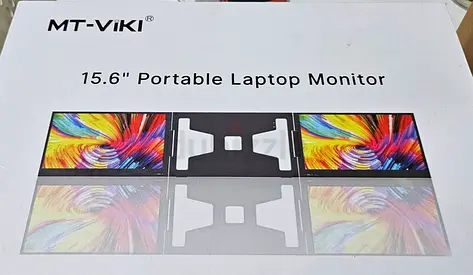 Portable Triple Laptop Monitor MT-VIKI 15.6 Inch New