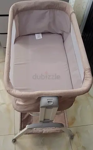 Lightweight Beige Baby Bassinet / Cradle - Good Condition