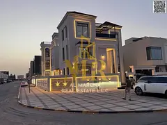 Corner villa with two floors and a rooftop terrace, featuring a unique and elegant classic design, i