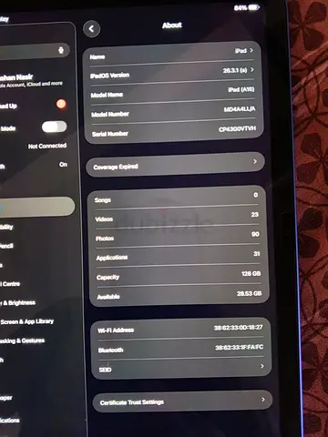 iPad 11th Gen 2025 (128GB, Blue) – Like New | Box  Charger | Urgent Sale