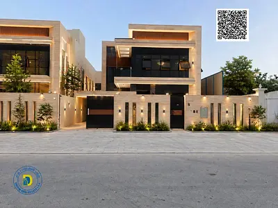Strategically located luxury villa with 5 bedrooms and a rooftop, including electricity, water, and air conditioning, at an attractive price.