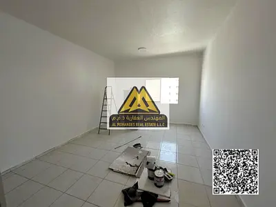 A spacious studio apartment with a practical design, suitable for single or double occupancy. Located in a prime location opposite Ajman One Towers on
