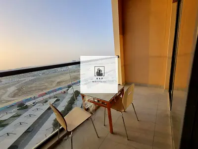Spacious luxurious 2bhk apartment closed kitchen and kitchen appliances with balcony open view