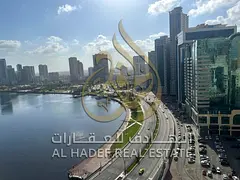 Two-bedroom apartment for rent in Al Majaz 3 Sharjah Features include a balcony built-in wardrobes,