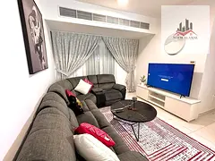 Sharjah Muwaileh  2room, a hall, a kitchen and two bathrooms, furnished, first inhabitant for luxury