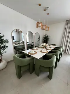Luxury furnished villa in Al Hamriyah, Sharjah with sea view, smart home, Ajmal Makan project, 4 bed