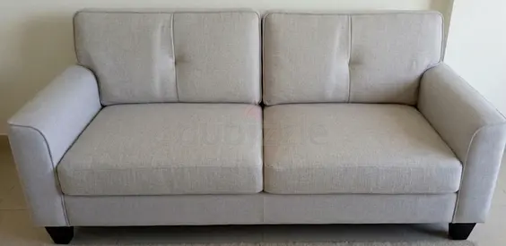 Light Grey 3-Seater Sofa - Good Condition