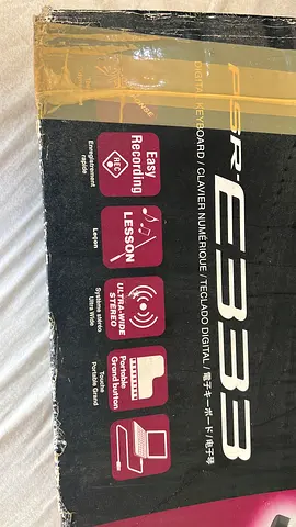 Yamaha PSR-E333 Portable Keyboard - Boxed, Good Condition