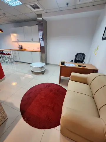 OFFICE FOR RENT WITH DECORATION FURNISHED, METROPOLIS TOWER, BUSINESS BAY 576 sqft