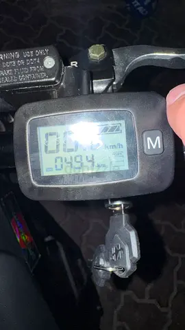 Electric Kugoo bike digital speedometer display with key — working condition
